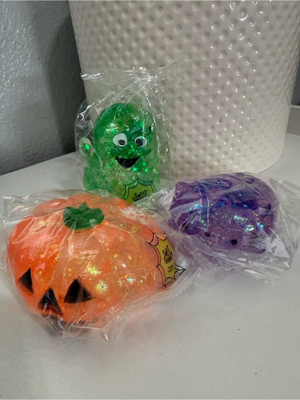 Ulta - Sweet & Shimmer Halloween Squishy Set - Pumpkin, Ghost, and Cat